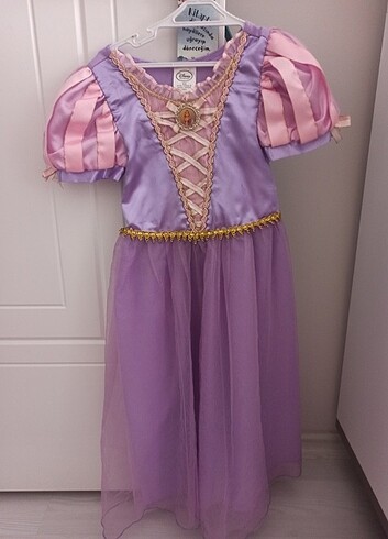 Walt Disney World Rapunzel Disney prenses elbisesi 