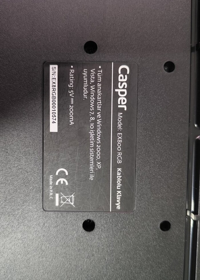 Casper. klavye masue set - Görsel 3