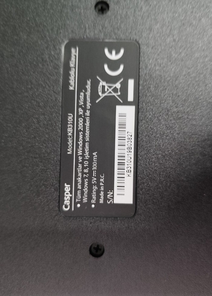 Casper excalibur klavye - Görsel 3