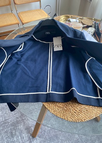 s Beden mavi Renk Lacivert Düğmeli Kadın Blazer Ceket