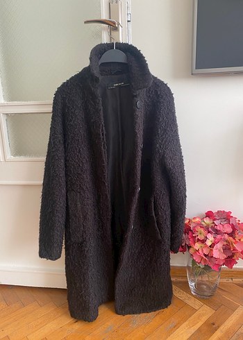 Zara Siyah Buklet Kumaş Zara Kaban
