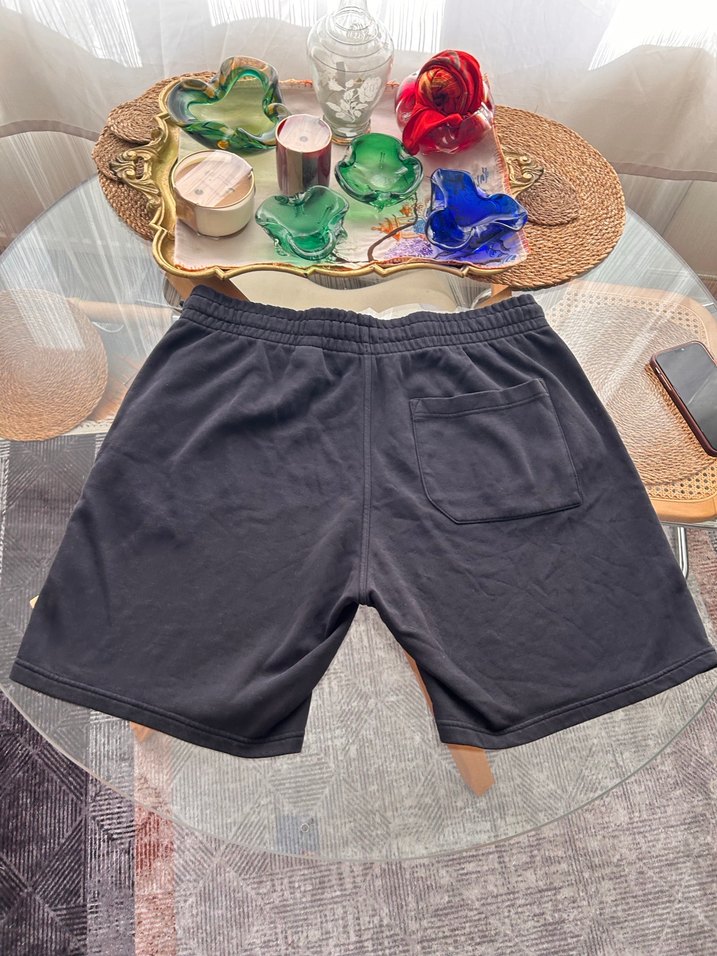 Siyah Rahat Kesim Erkek Şort - Görsel 3