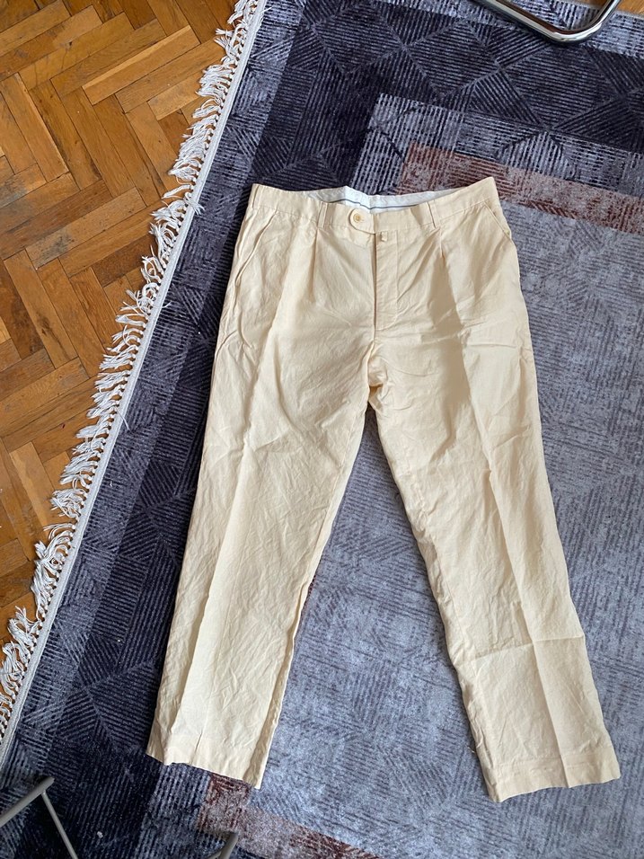 Cacharel keten pantolon - Görsel 2