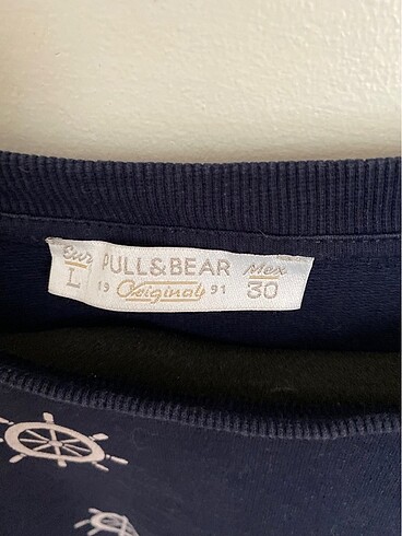 Pull and Bear Pullandbear uzun kollu çıpalı tshirt
