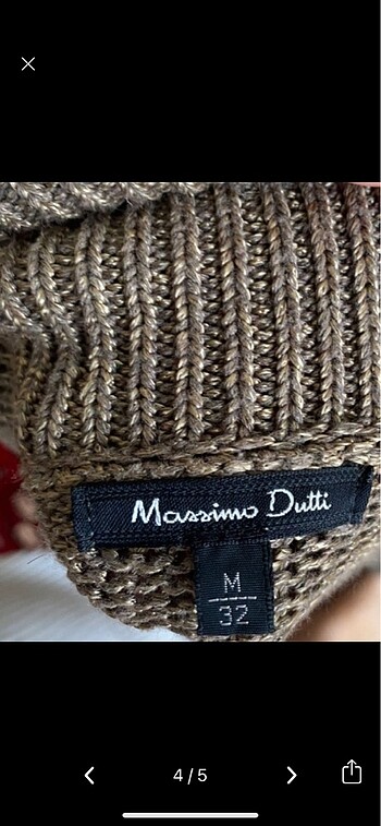 m Beden camel Renk Massimo dutti hırka