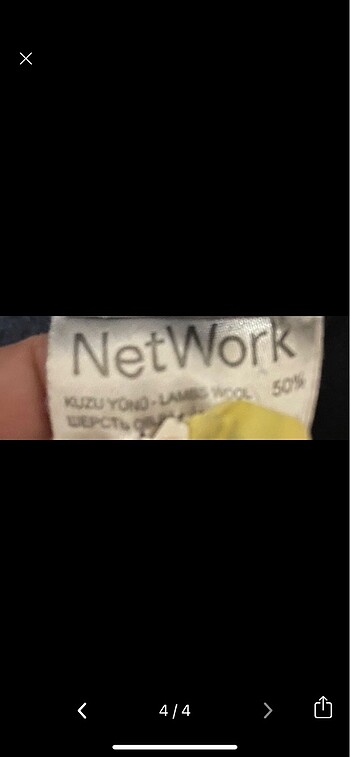 s Beden siyah Renk Network kaban kuzu yünü