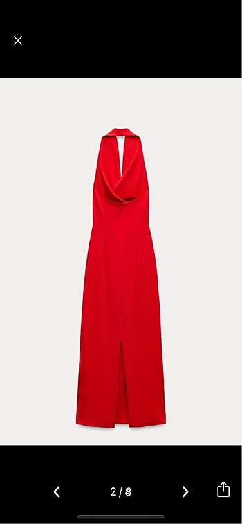 Zara Zara halter yaka elbise