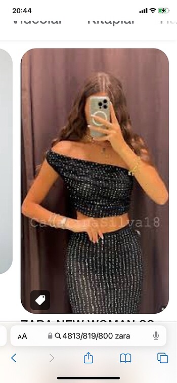 Zara pullu gece bluzü