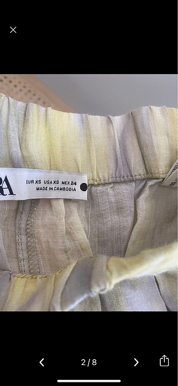 Zara Zara yazlık pantolon