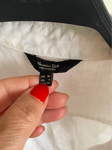 Massimo Dutti Massimo Dutti bayan gömlek keten