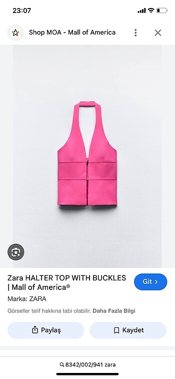 s Beden Zara Pembe bluz