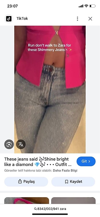 Zara Zara Pembe bluz