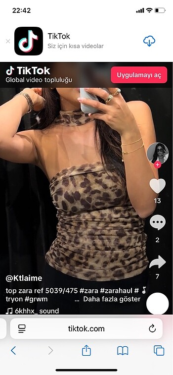 Zara viral leopar bluz