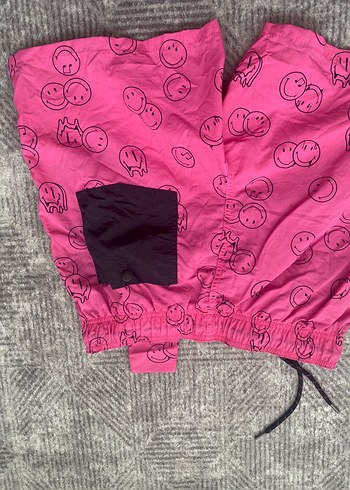 Pembe Bağcıklı Erkek Mini Şort - Görsel 5