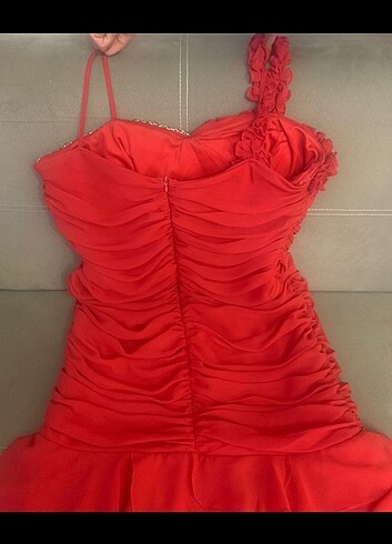 xl Beden kırmızı Renk Gece elbisesi