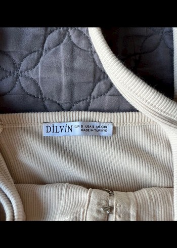 Bej Keten Kadın Bustiyer - Görsel 3