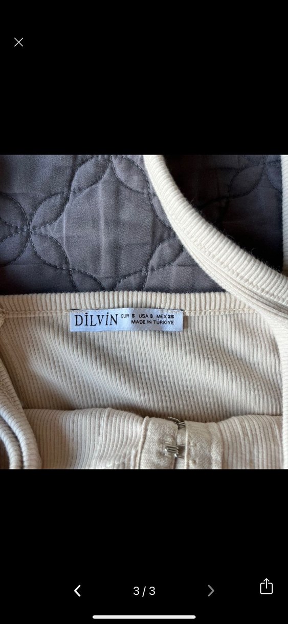 Bej Keten Kadın Bustiyer - Görsel 3