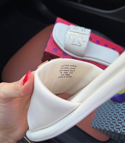 38 Beden beyaz Renk Tory Burch Terlik