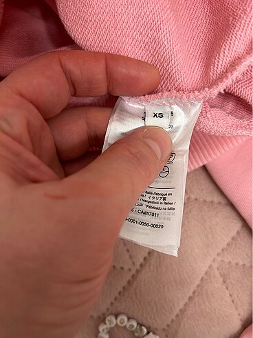 xs Beden pembe Renk Kız çocuk sewatshirt