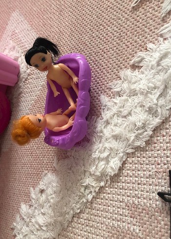 Duş alan Mini Bebek Seti