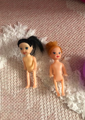 Barbie Duş alan Mini Bebek Seti