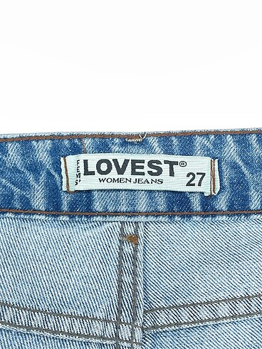 27 Beden mavi Renk PreLoved Jean / Kot %70 İndirimli.