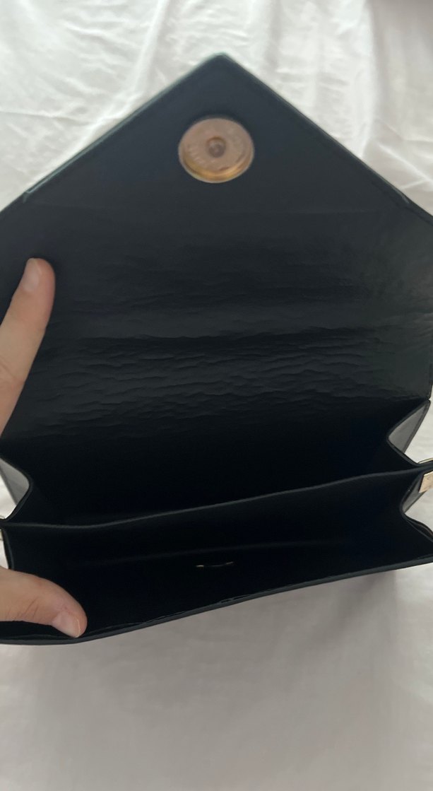 Siyah Deri Kadın Çanta - Görsel 4