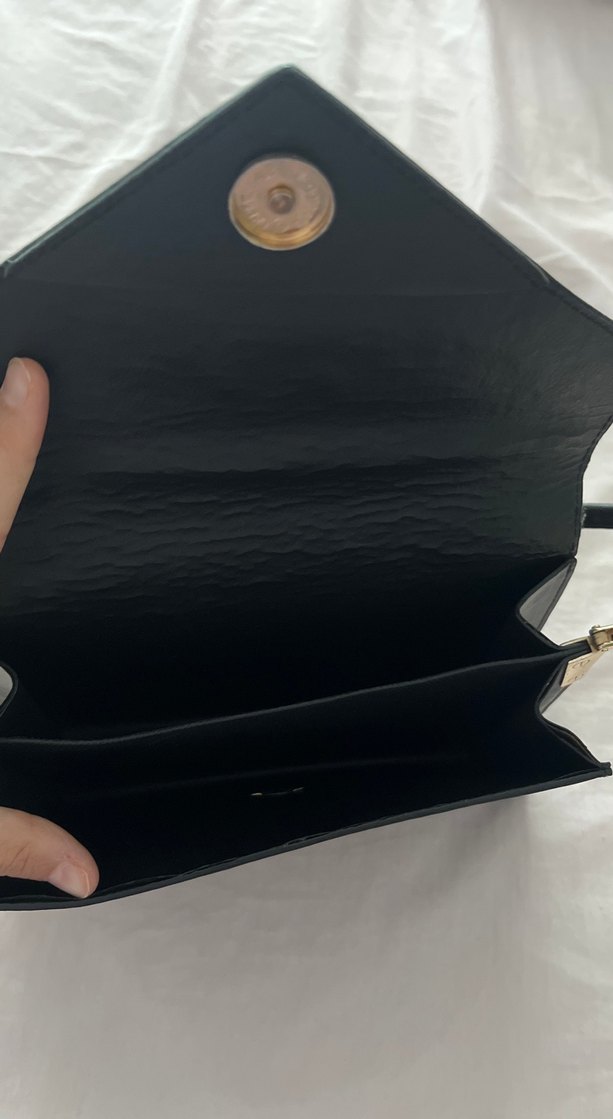 Siyah Deri Kadın Çanta - Görsel 3