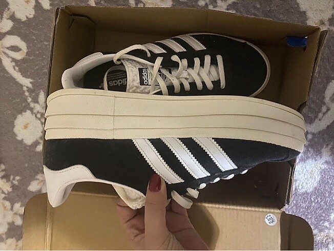 Adidas gazelle bold siyah