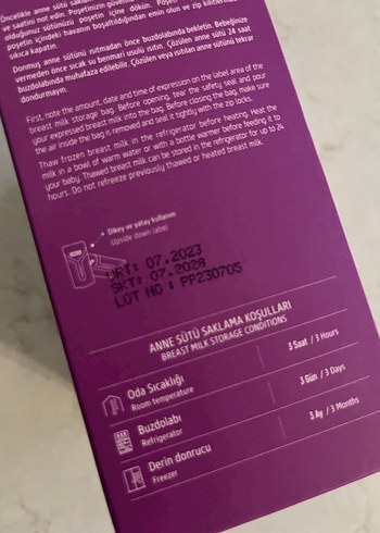 Mochi Çift Katmanlı Anne Sütü Saklama Poşeti - Görsel 2