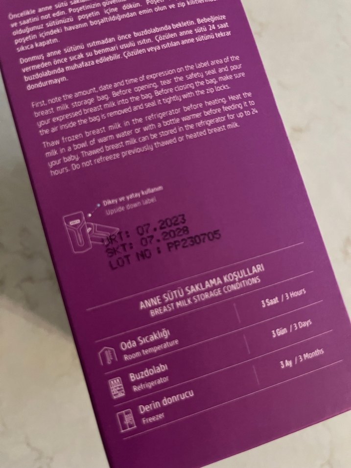 Mochi Çift Katmanlı Anne Sütü Saklama Poşeti - Görsel 2