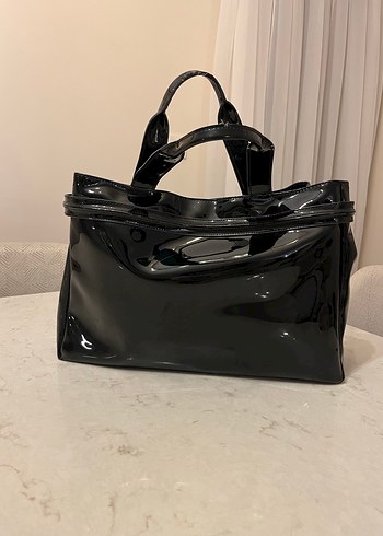 Armani Siyah Rugan Kadın Çanta - Görsel 4