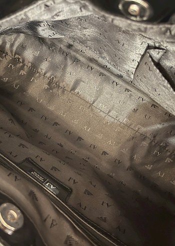 Armani Siyah Rugan Kadın Çanta - Görsel 6