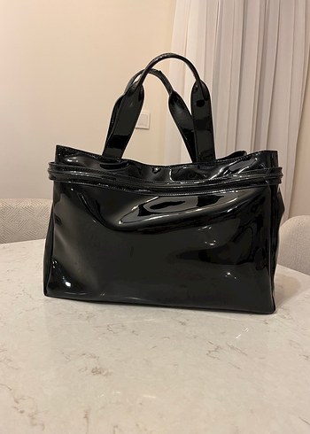 Armani Siyah Rugan Kadın Çanta - Görsel 3