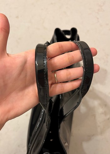 Armani Siyah Rugan Kadın Çanta - Görsel 5