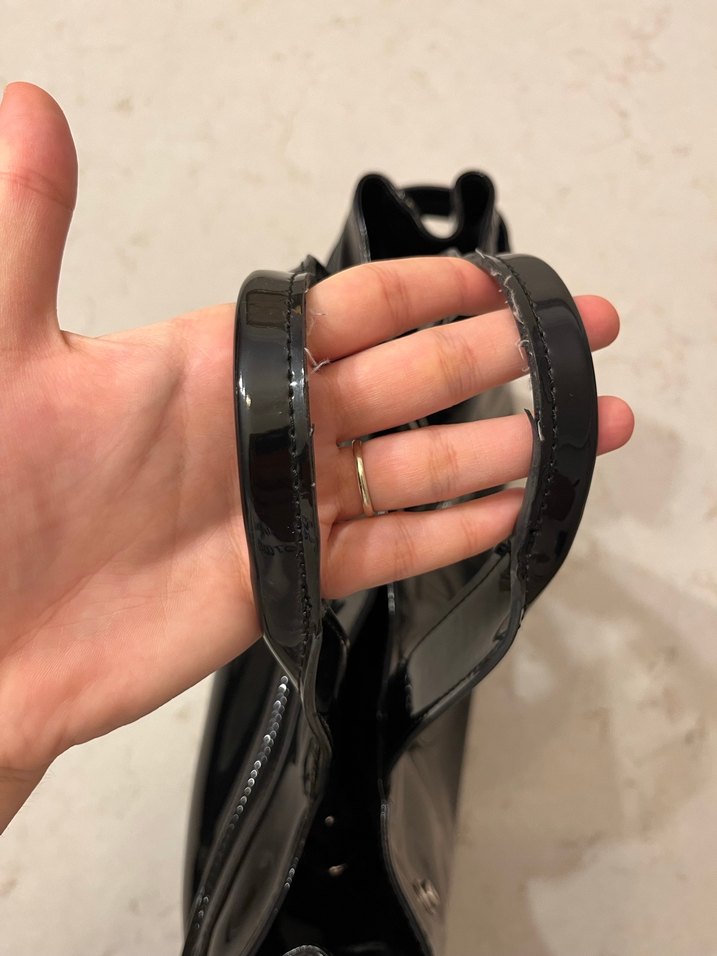 Armani Siyah Rugan Kadın Çanta - Görsel 5