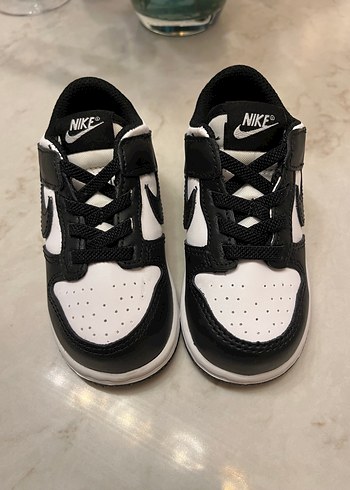 Nike Dunk Low Siyah-Beyaz Erkek Çocuk Spor Ayakkabı - Görsel 4