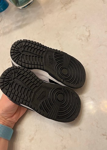 Nike Dunk Low Siyah-Beyaz Erkek Çocuk Spor Ayakkabı - Görsel 8