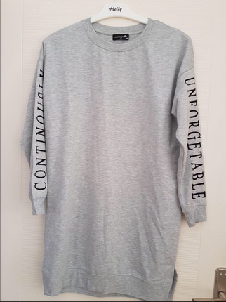 Boyner Gri Uzun Sweatshirt