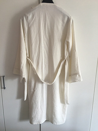 Beyaz Kusakli Kimono