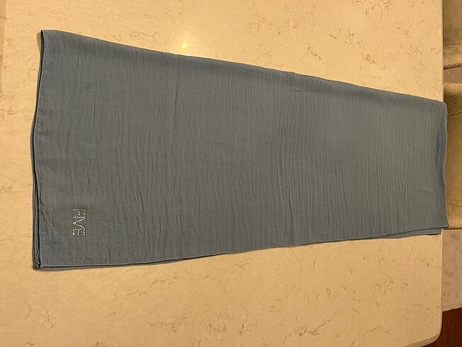 İndigo Pamuklu Şal - Görsel 4