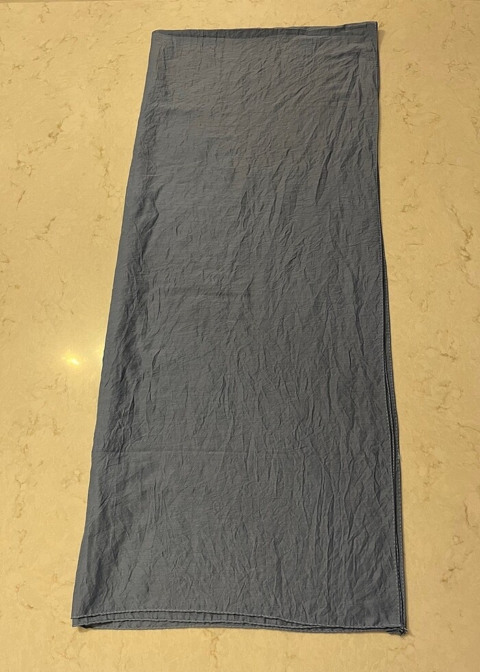 İndigo Pamuklu Şal - Görsel 2