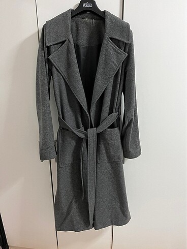 Oxxo Yünlü Gri Kaban - Görsel 3