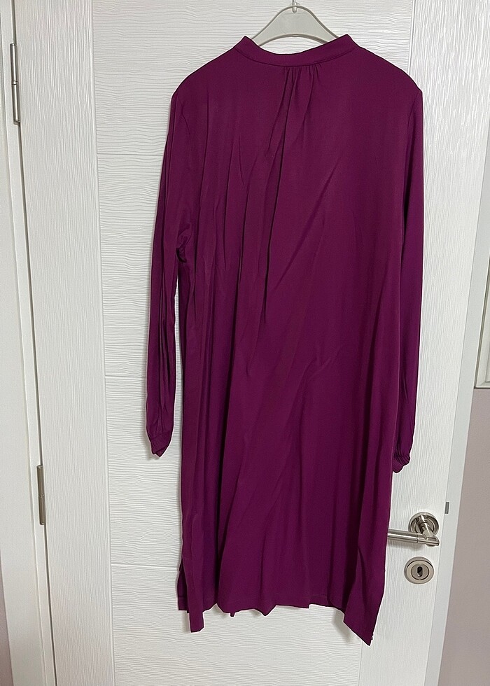 Fuşya Tesettür Tunik - Görsel 2