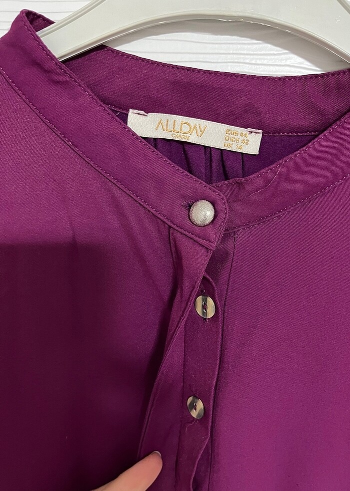 Fuşya Tesettür Tunik - Görsel 4