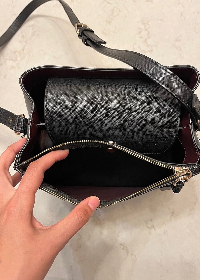 Zara Siyah Çanta - Görsel 4