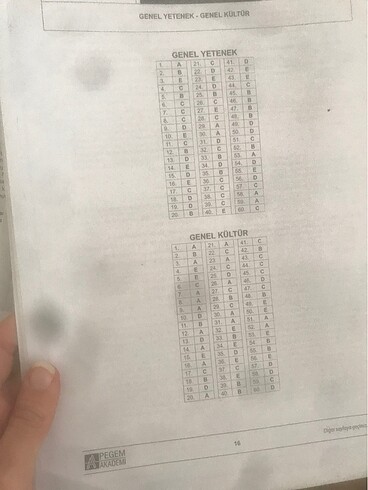 Beden Renk KPSS Çıkmış sorular deneme