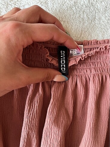 H&M Gül Kurusu Crop Bluz H&M