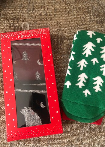 Penti ikili ve yılbaşı çorabı - Görsel 4