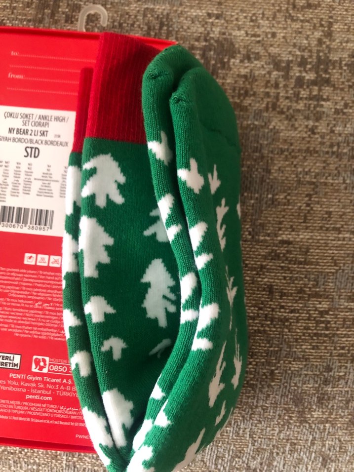 Penti ikili ve yılbaşı çorabı - Görsel 3